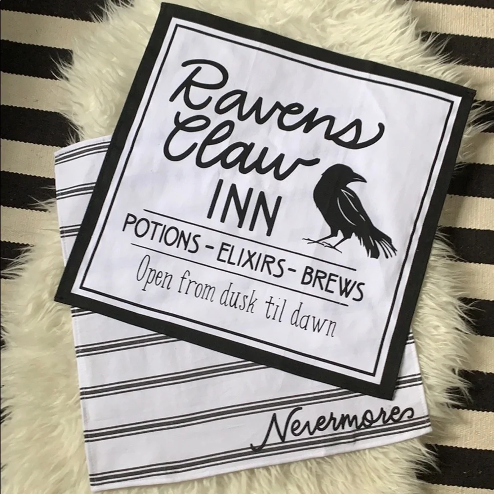 Set 6 Target Halloween bar towels Blogger favorite